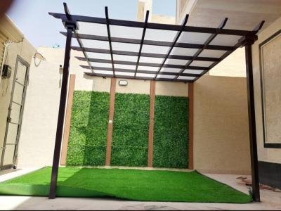 برجولات حديد وخشب في الدمام | تصاميم متنوعة وأسعار مناسبة مقاول برجولات هرمية الدمام