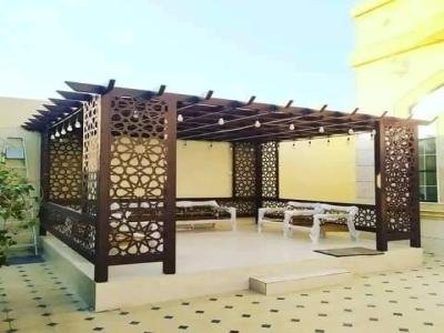 مظلات خارجية ساكو مظلات مداخل فلل