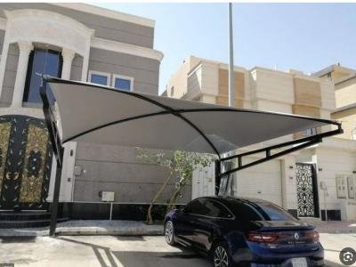 مظلات سيارات كهربائية مظلات مداخل فلل